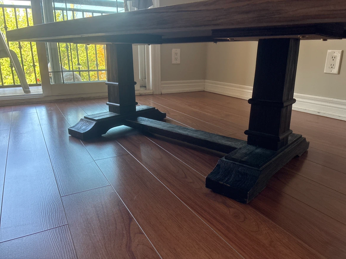 Coffee table - gothic style - solid wood - photo 4
