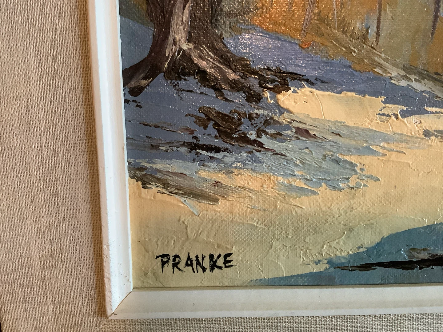 #1 Vtg Landscape Oil Ptg by Cdn Artist W (Walter) Pranke 🐞 - photo 2