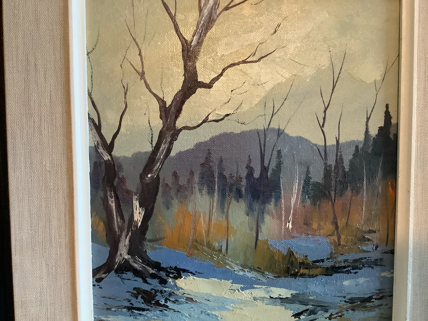 #1 Vtg Landscape Oil Ptg by Cdn Artist W (Walter) Pranke 🐞 - photo 3