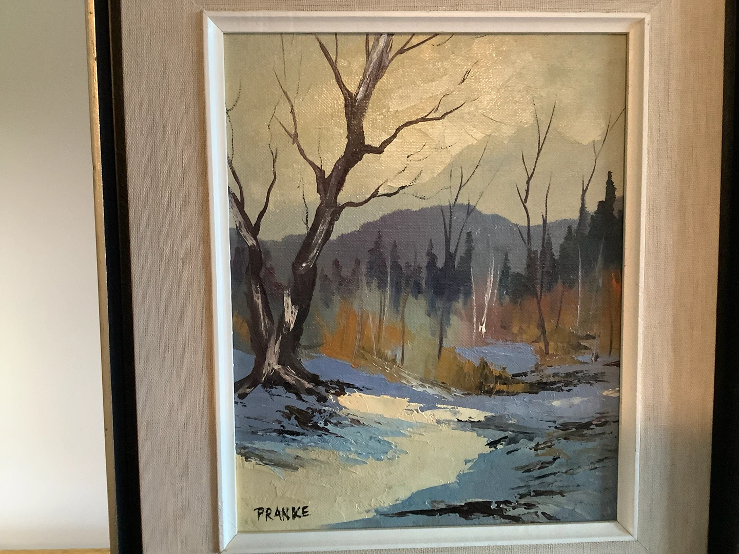 #1 Vtg Landscape Oil Ptg by Cdn Artist W (Walter) Pranke 🐞 - photo 4
