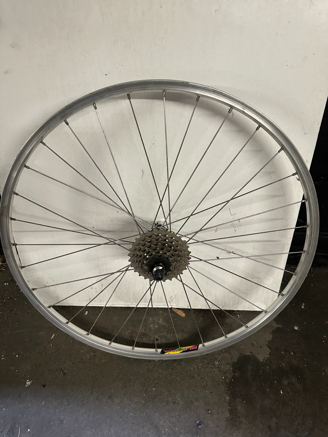 VINTAGE JAPANESE ARAYA 26” MTB REAR WHEEL MOUNTAIN BIKE RIM - photo 2