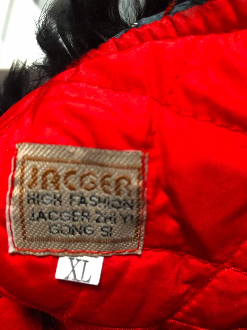 JACQER High Fashion Red Embroidered Jacket XL - photo 4