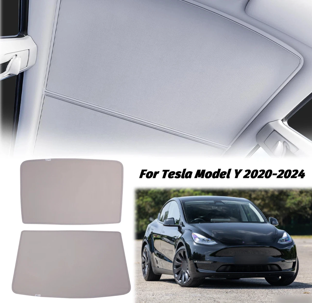 Sun Shade Roof Fits Tesla Model Y 2020-2024