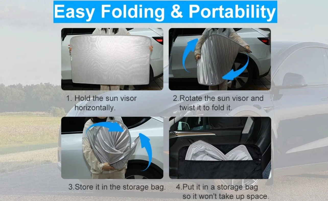 Sun Shade Roof Fits Tesla Model Y 2020-2024 - photo 2