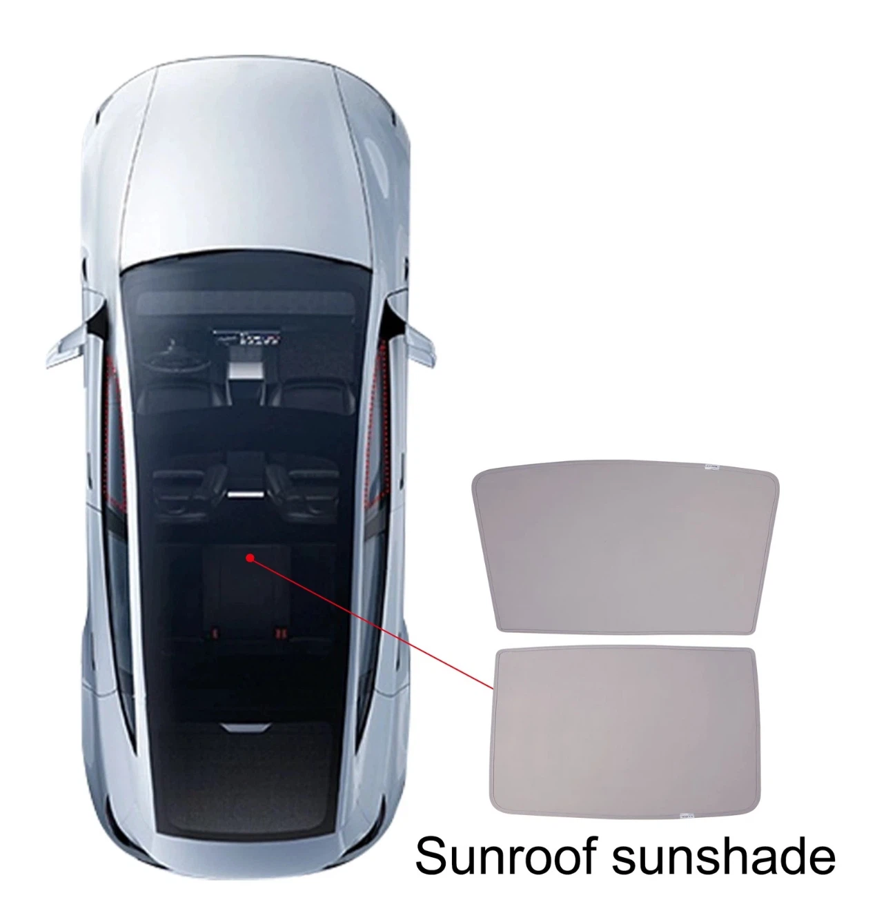 Sun Shade Roof Fits Tesla Model Y 2020-2024 - photo 3