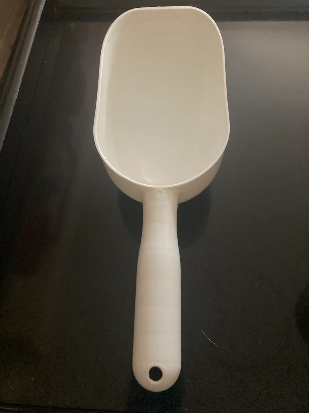 White Plastic Scoop