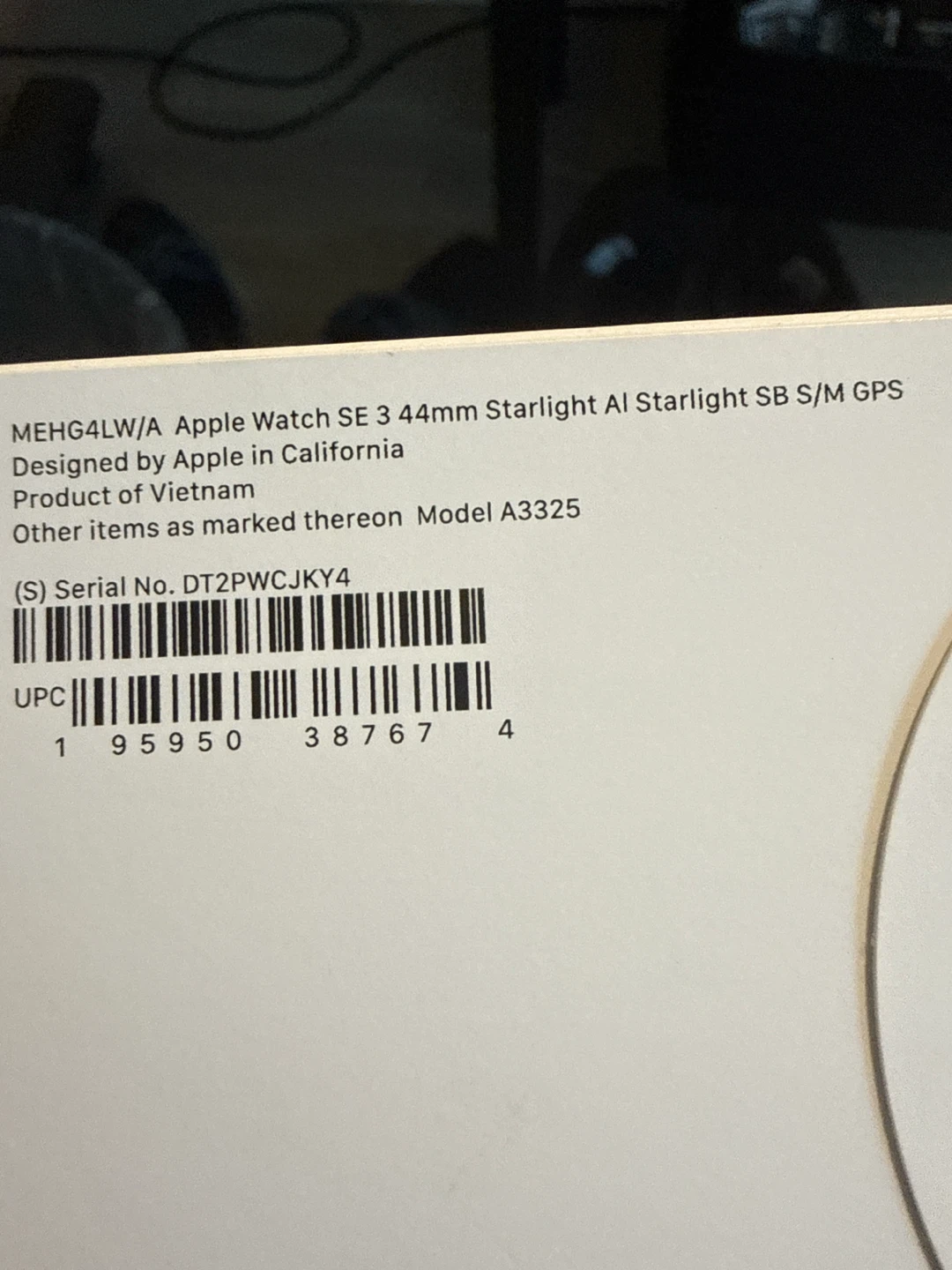 Apple Watch SE 44mm Starlight GPS - photo 3