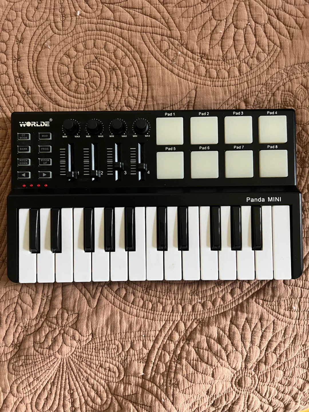 Worlde Panda MINI Portable MIDI Keyboard Controller