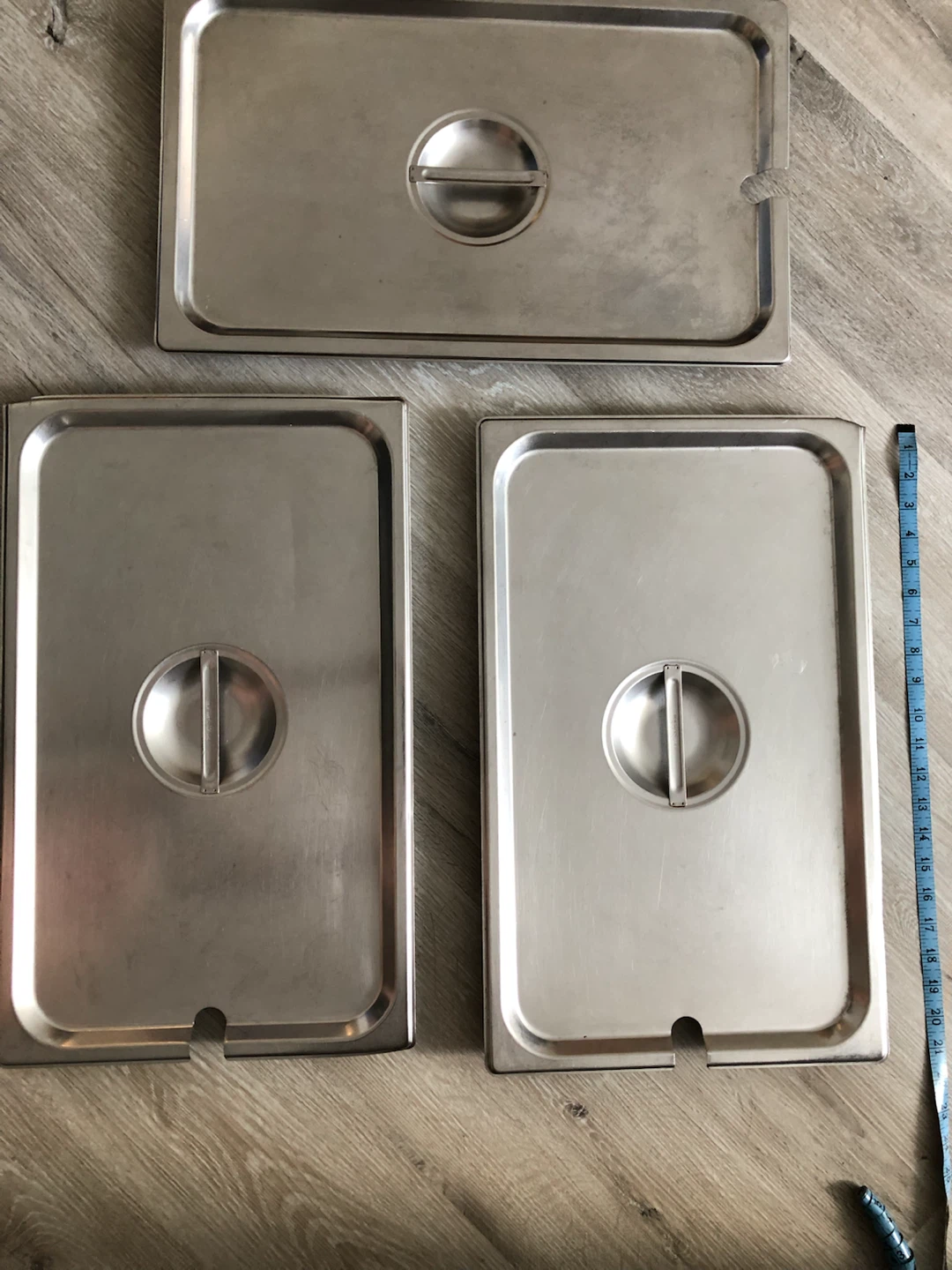 Stainless Steel Steam Pan’s LIDS ONLY