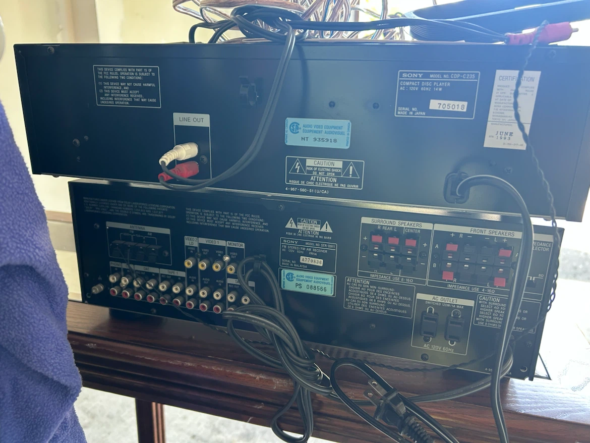 Sony Stereo System with 5-Disc CD Changer and Receiver - photo 3