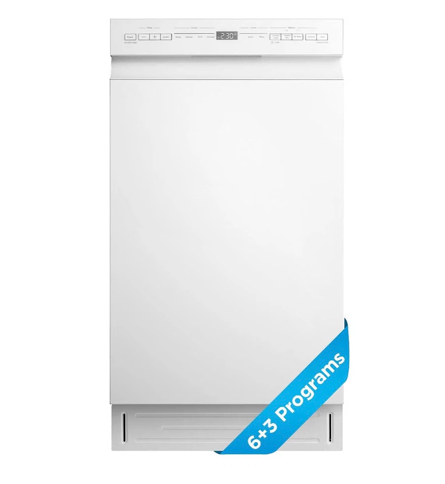 Midea Dishwasher - 8 Place Settings - Stainless Steel Tub
