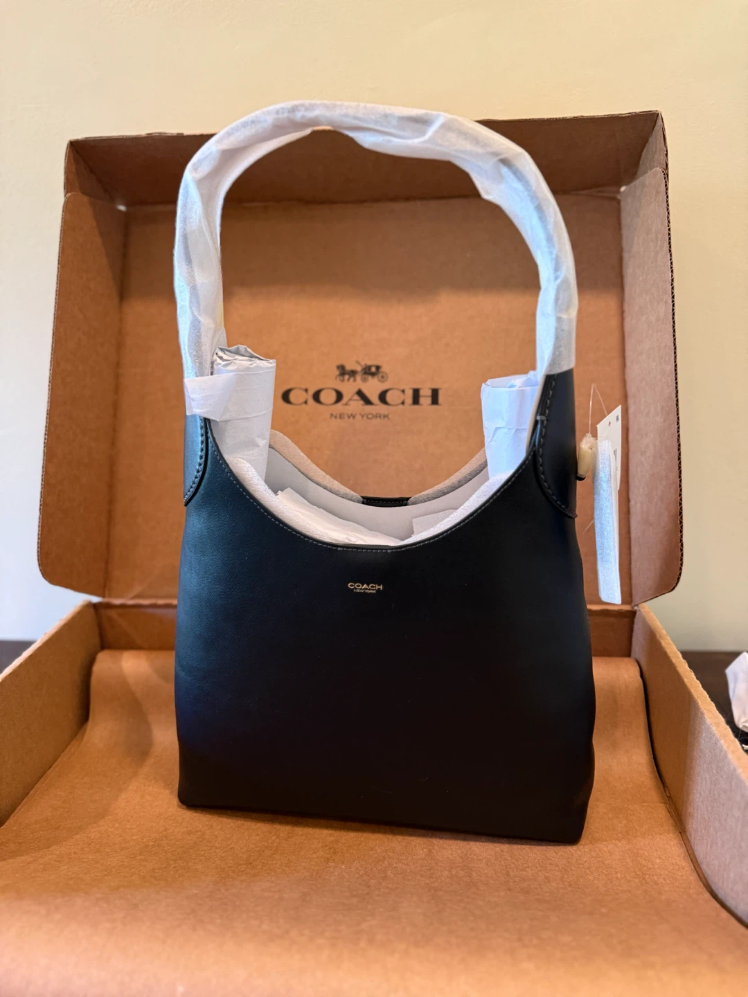 Coach Black Leather Shoulder Bag - photo 3