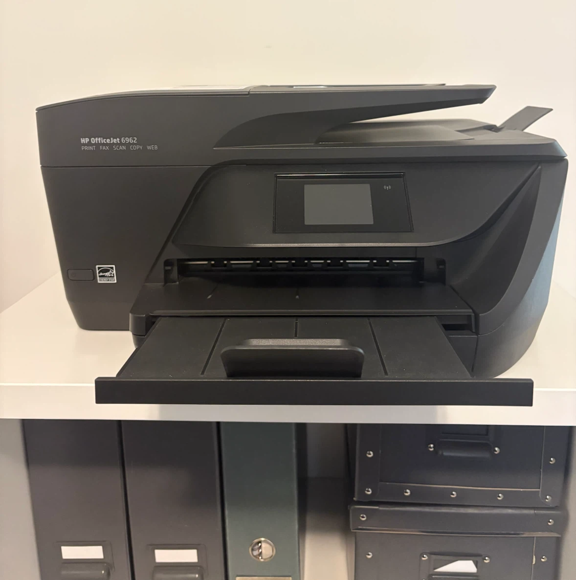 HP OfficeJet 6962 All-in-One Printer with Brand new Blk ink - photo 3