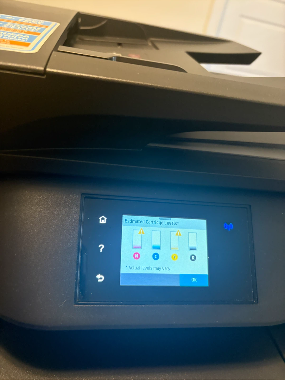 HP OfficeJet 6962 All-in-One Printer with Brand new Blk ink - photo 5