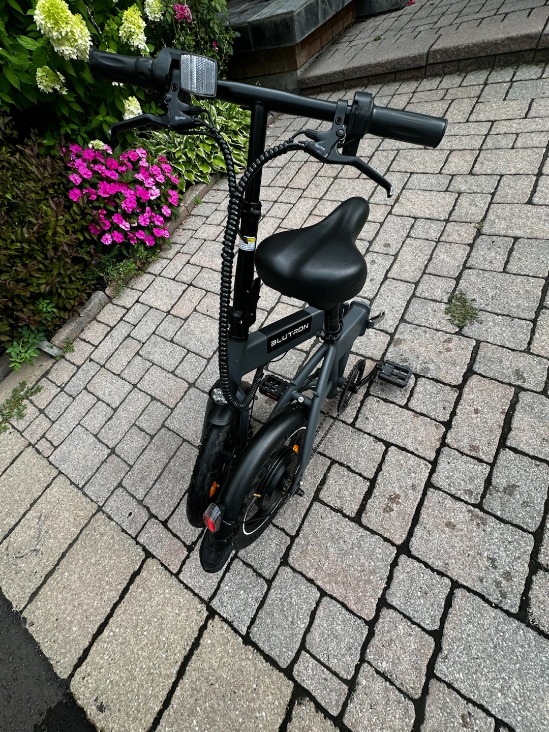 Blutron Folding Electric Bike (E-Bike) - Dark Grey - photo 4