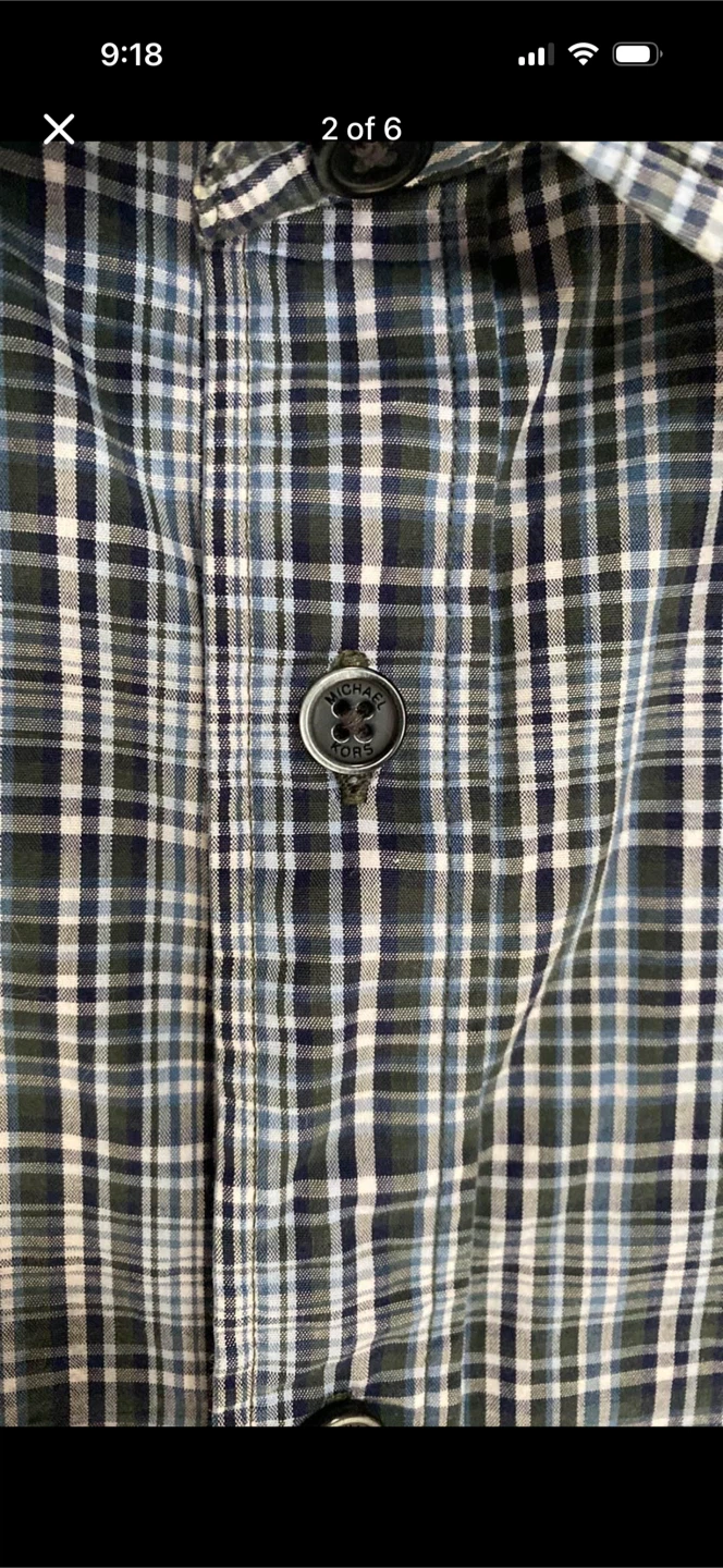 Michael Kors Plaid Button Down Shirt - photo 3