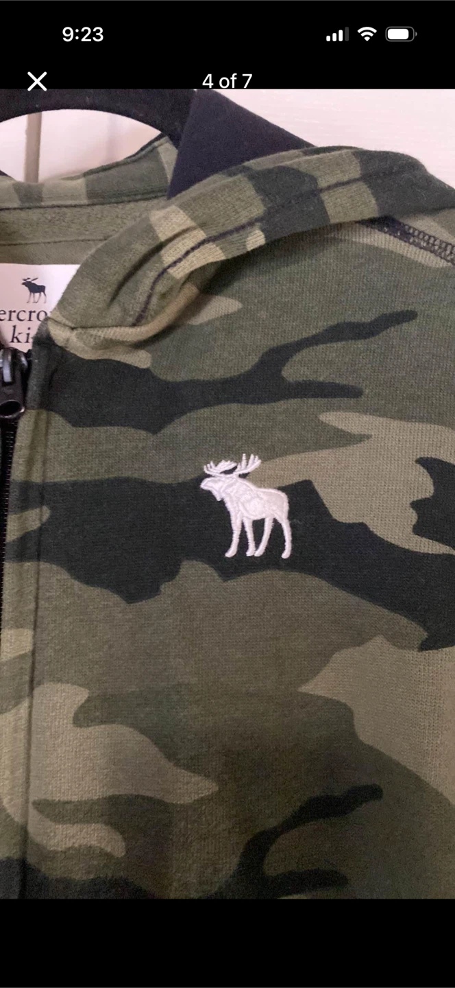 Abercrombie & Fitch Kids Camo Zip Up Sweater - photo 4