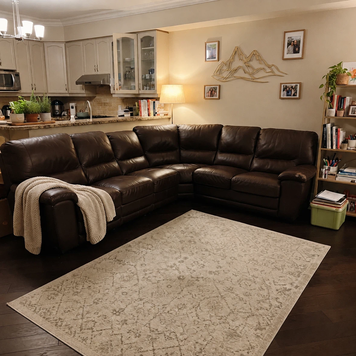 Brown Leather Sectional Sofa