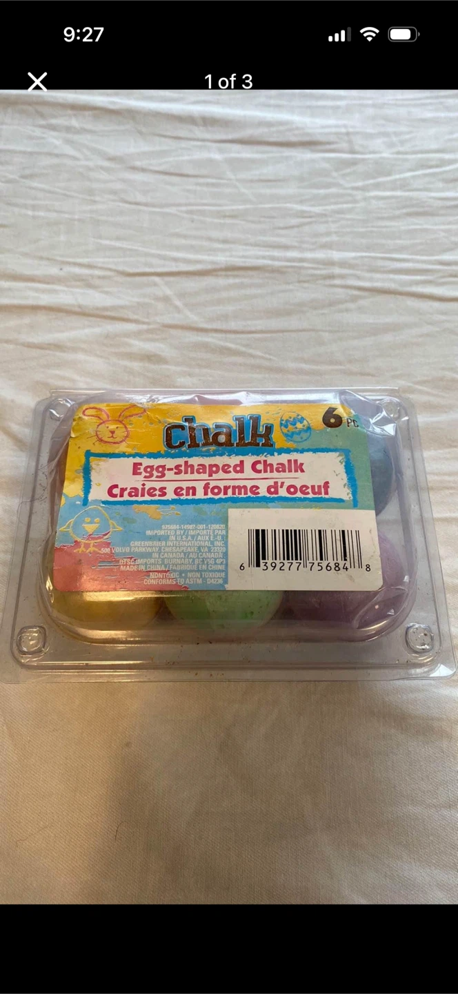 Egg shaped Chalk