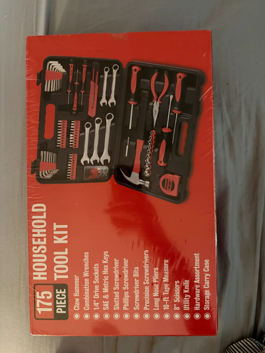 175 Piece Household Tool Kit with Storage Case - photo 2