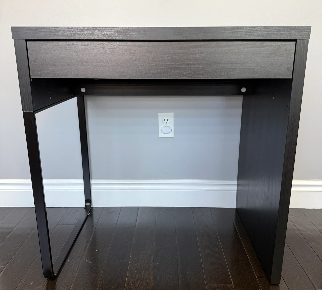 Desk, black-brown, 73x50 cm (28 3/4x19 5/8 ")