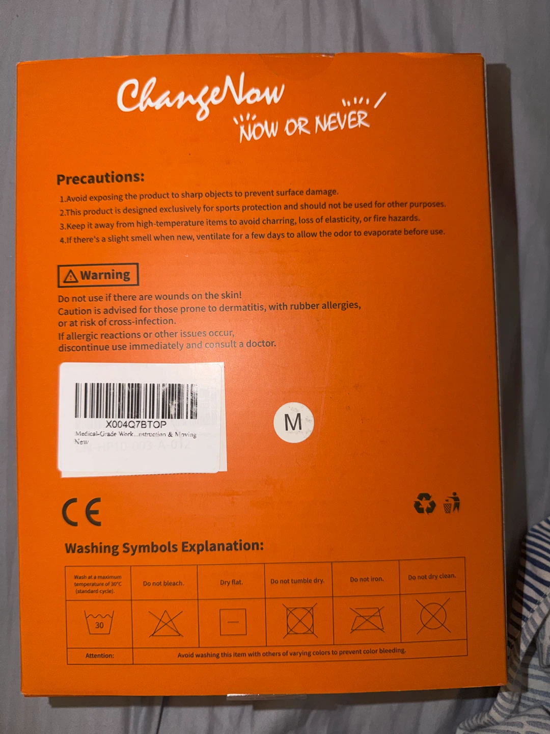 ChangeNow "Now or Never" Sports Protection M