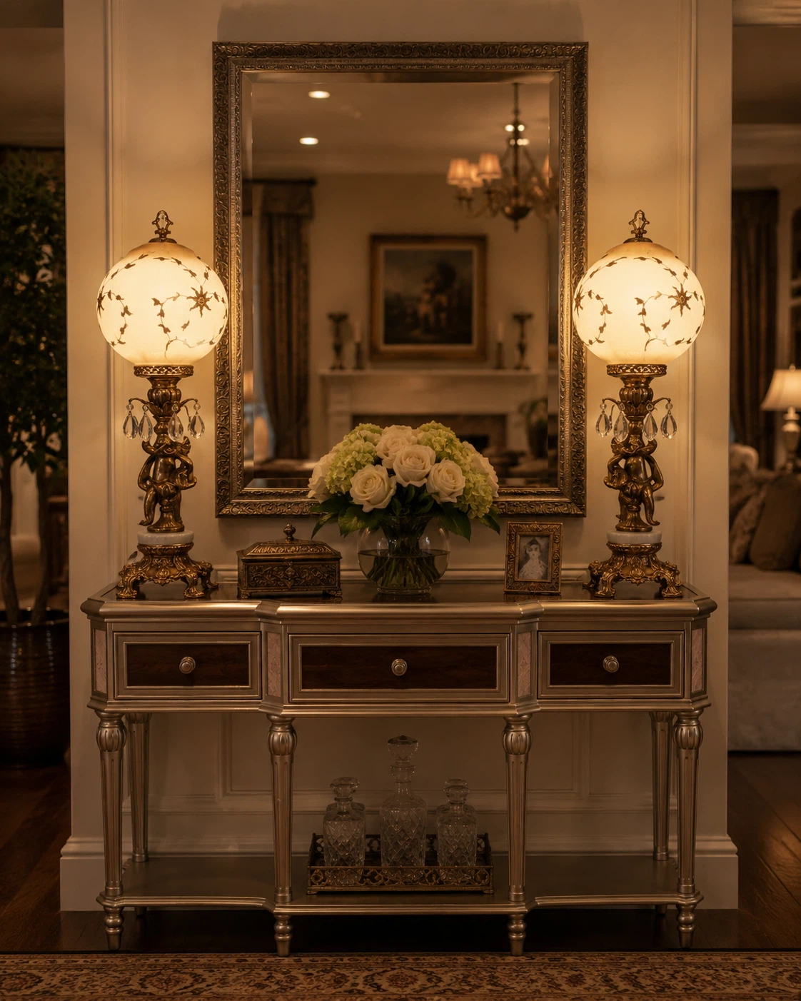 Price for each. Vintage Ornate Table Lamps