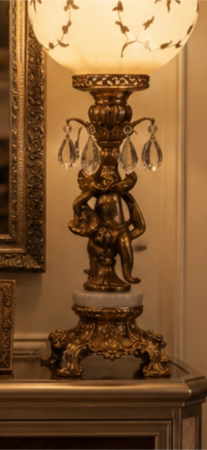 Price for each. Vintage Ornate Table Lamps - photo 4