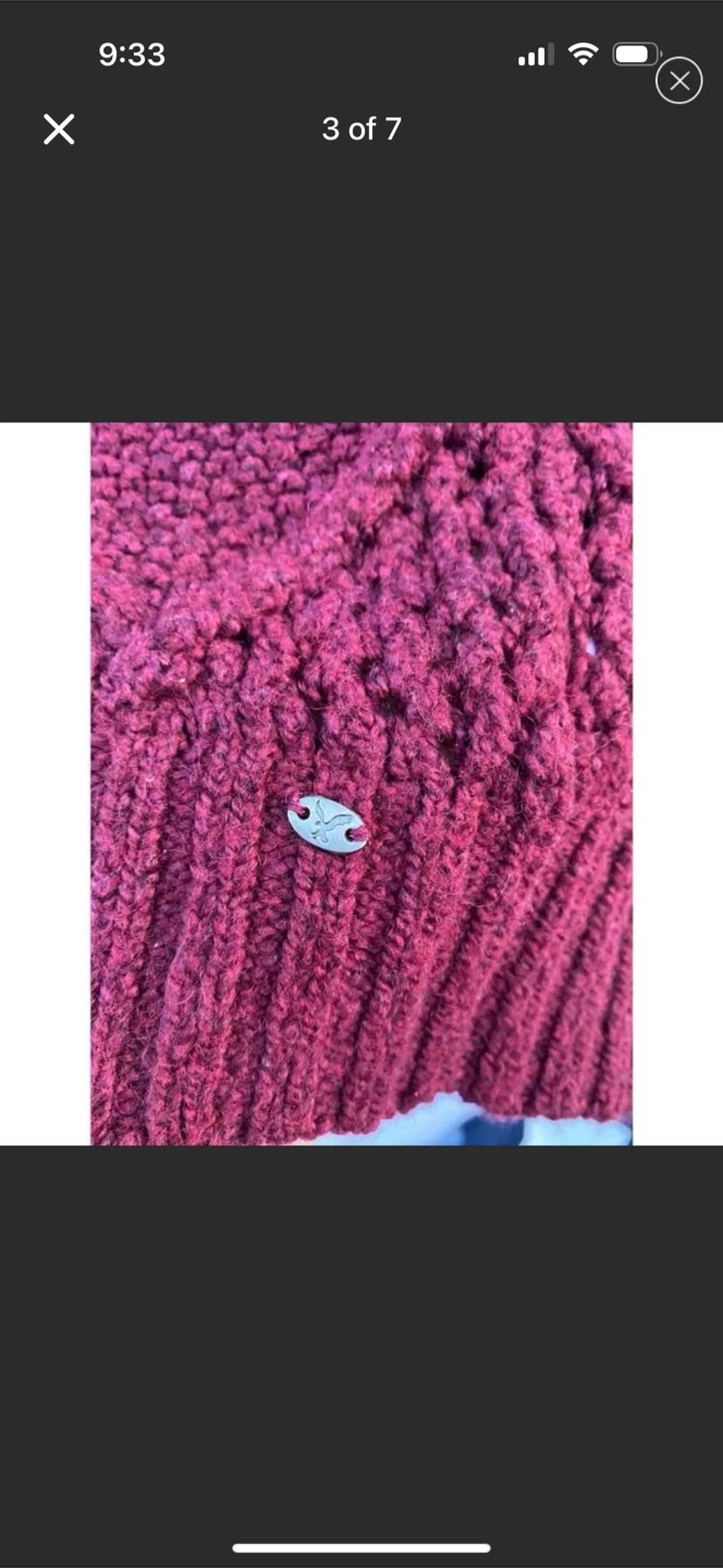American Eagle Outfitters Burgundy Knit Sweater - photo 3
