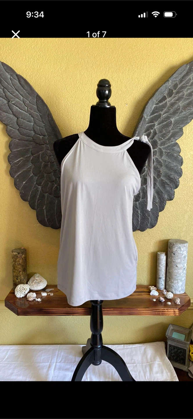 Banana Republic Silver Shirt Top Blouse