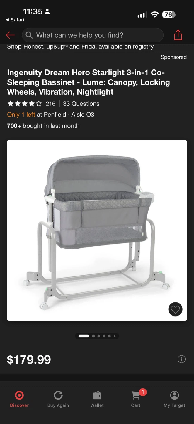Ingenuity Dream Hero Starlight 3-in-1 Co-Sleeping Bassinet - photo 4
