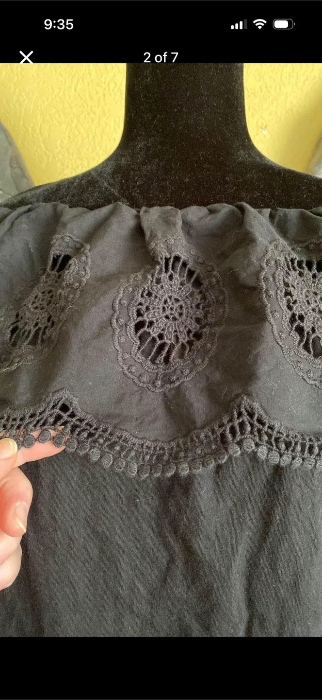 Ann Taylor Loft Open Shoulder Shirt Top Blouse - photo 2