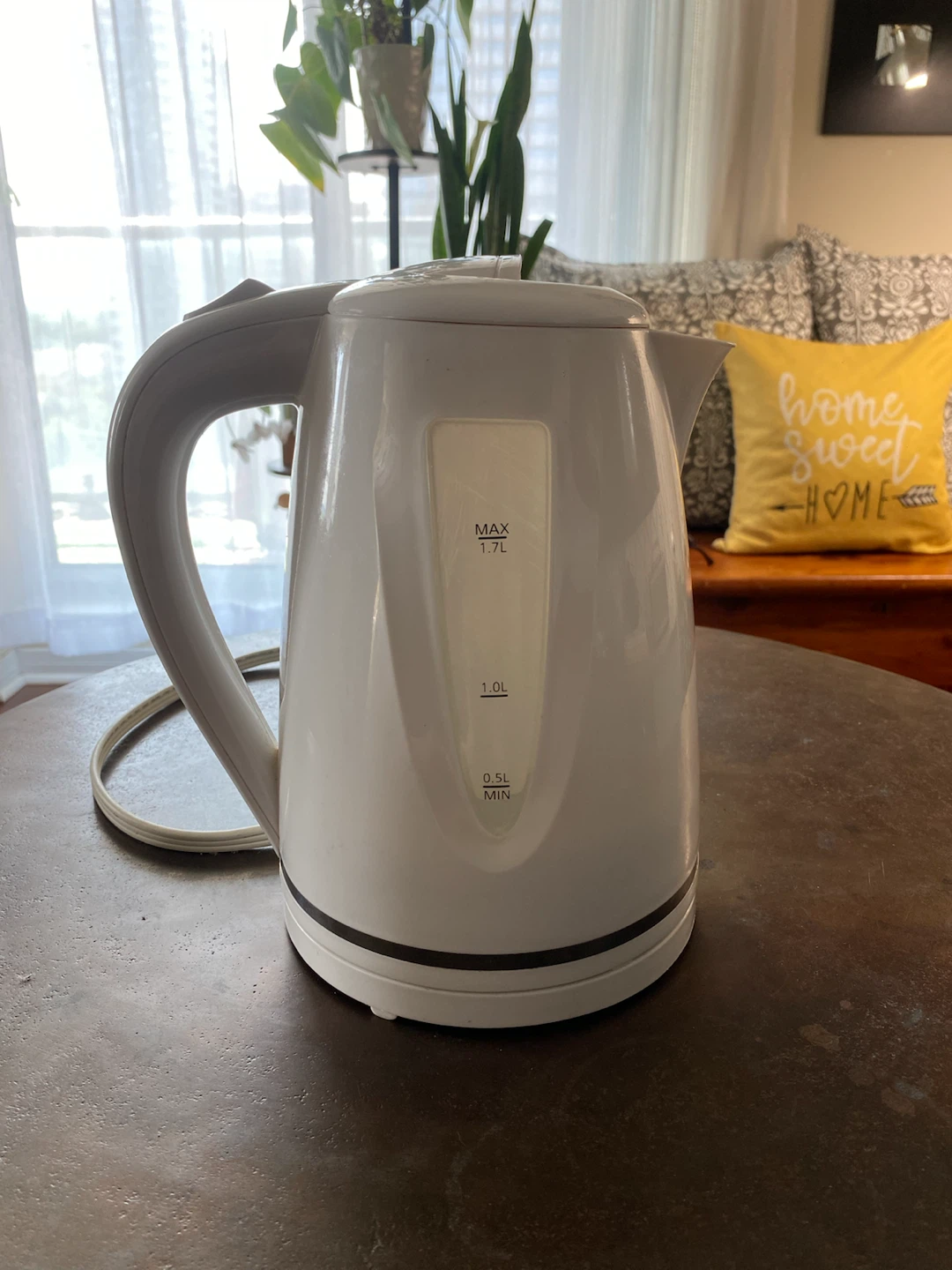 White Electric Kettle 1.7L