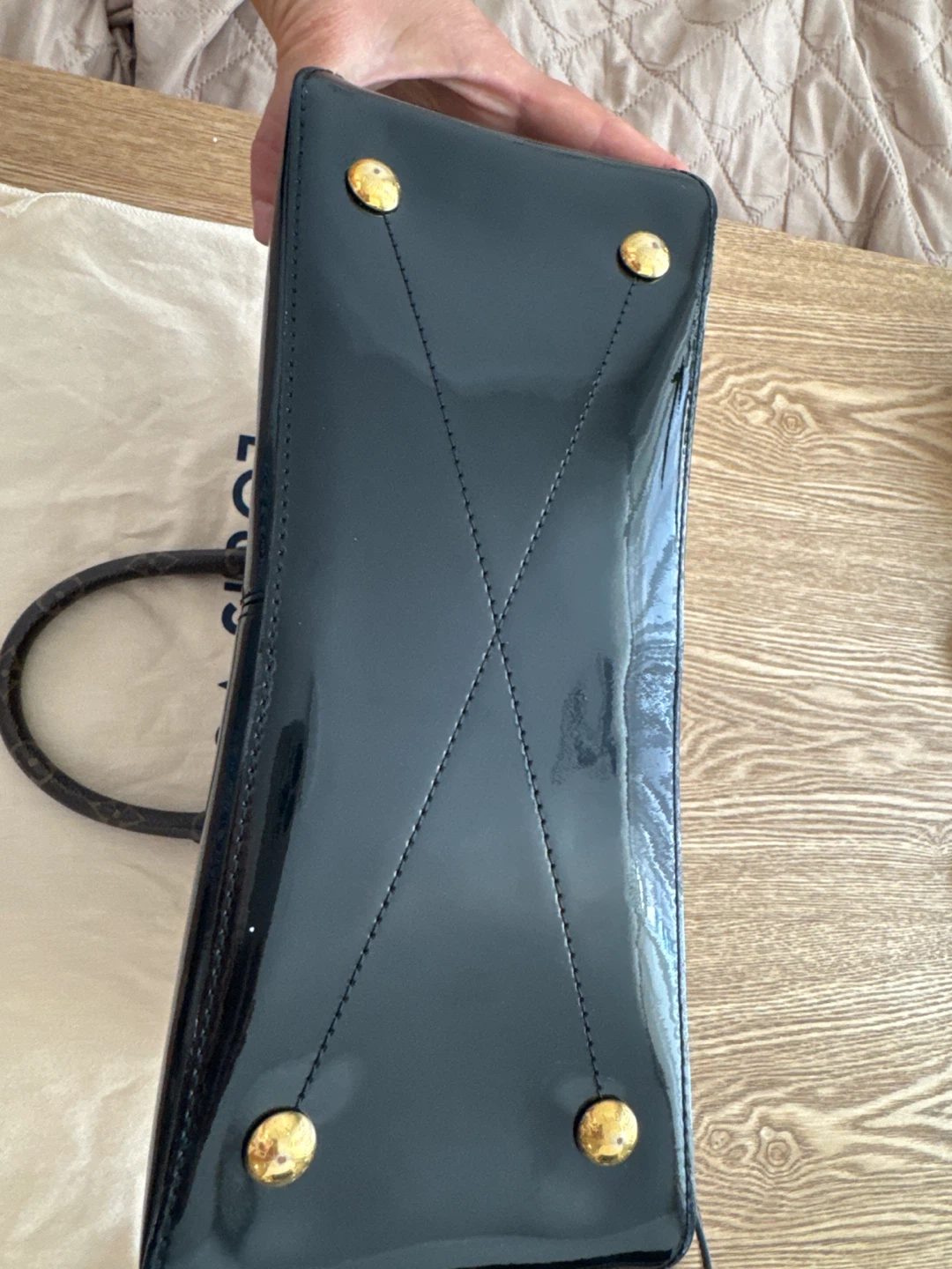 Louis Vuitton Black Patent Leather Handbag - photo 3