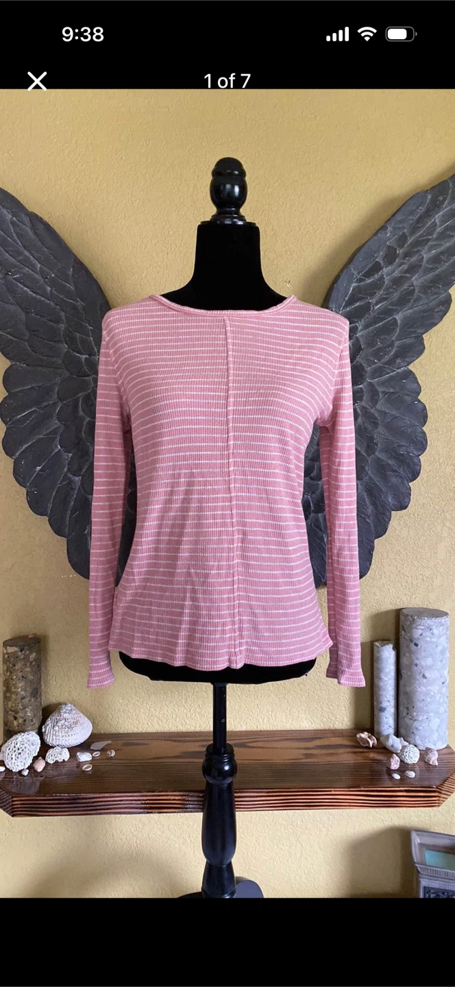 Lou & Grey Thermal Waffle Knit Long-sleeve