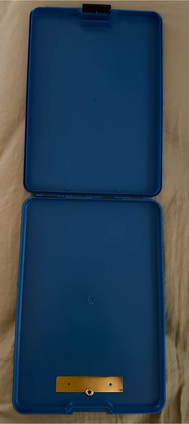Blue Clipboard with Storage