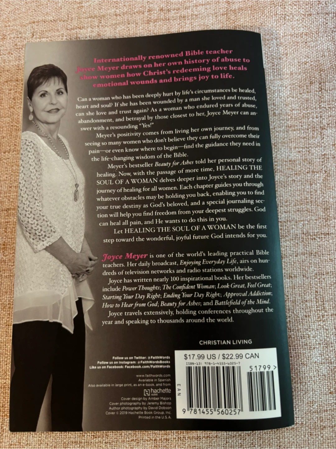 Joyce Meyer Healing the Soul of a Woman Book - photo 2