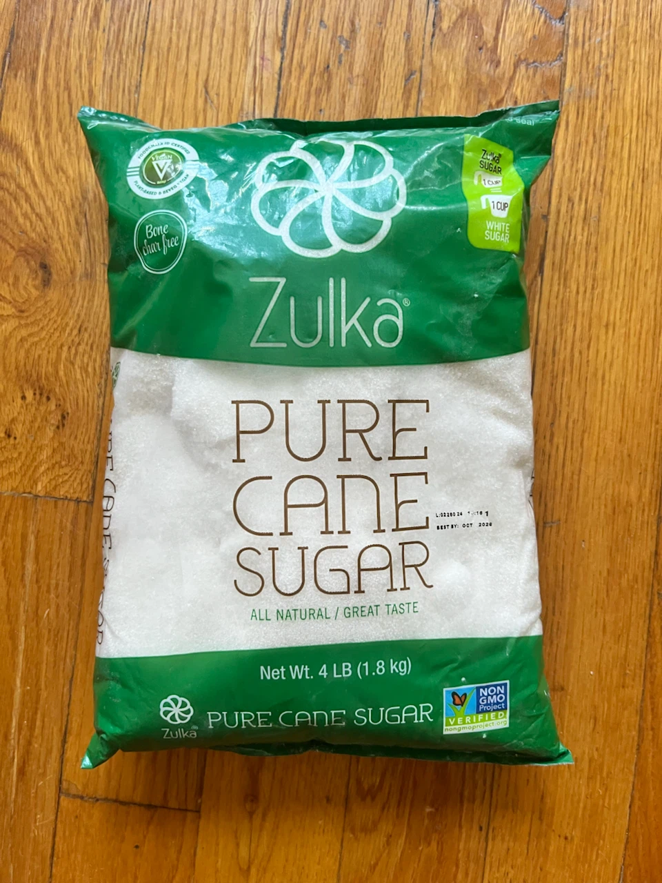 Zulka Pure Cane Sugar - 4 LB Bag