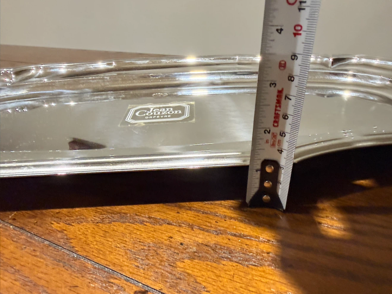 Vintage French Stainless Steel Serving Platter - photo 4