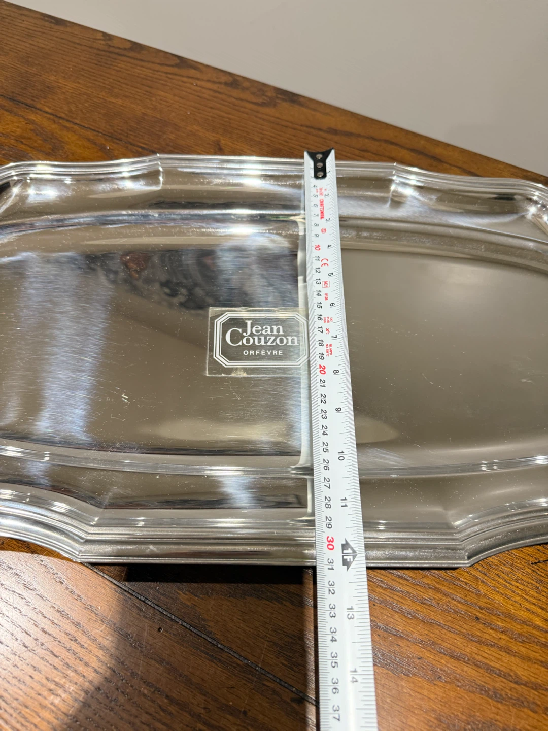 Vintage French Stainless Steel Serving Platter - photo 5