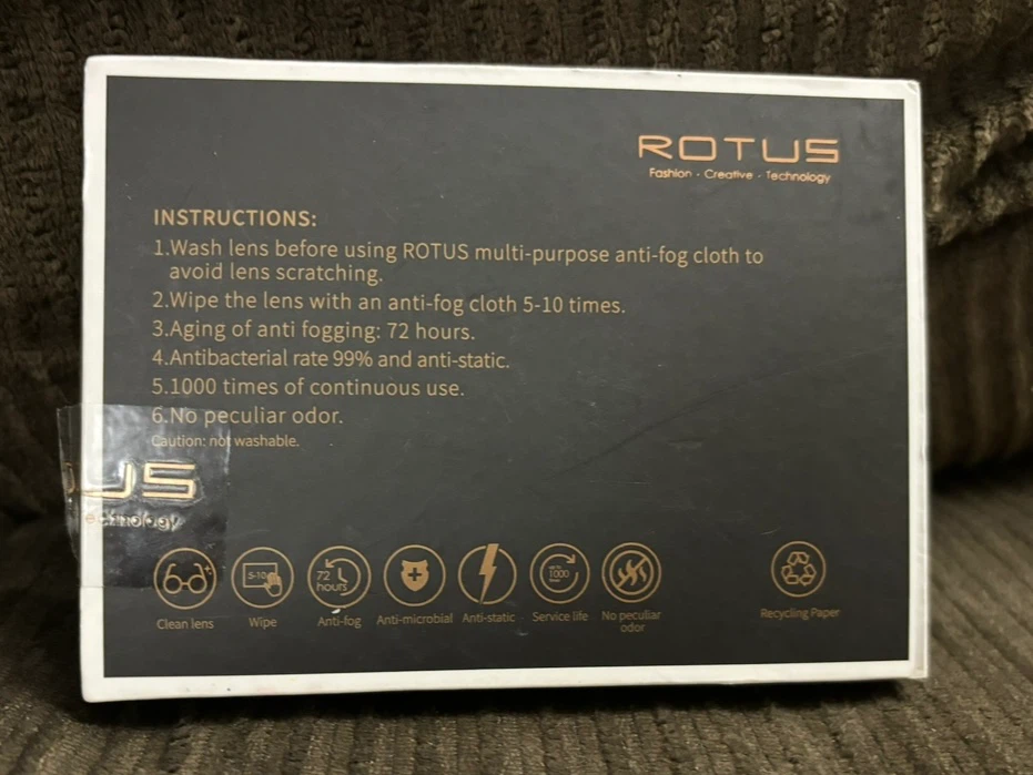 ROTUS Anti-Fog Cloth for Lenses - photo 3