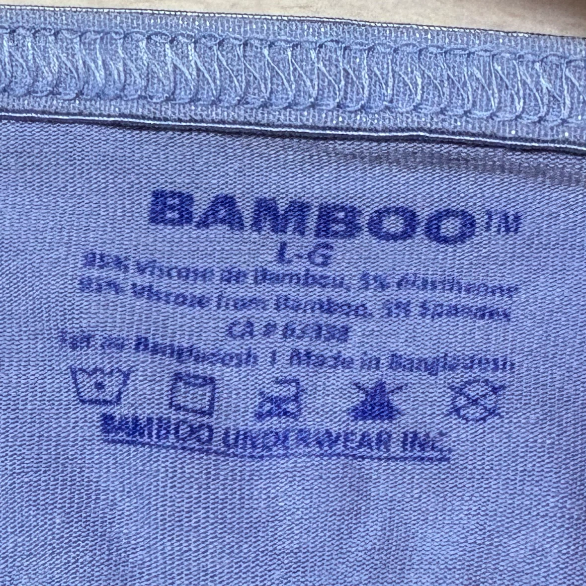Bamboo Blue Bralette Crisscross Back Wireless Lounge Comfort L - photo 5