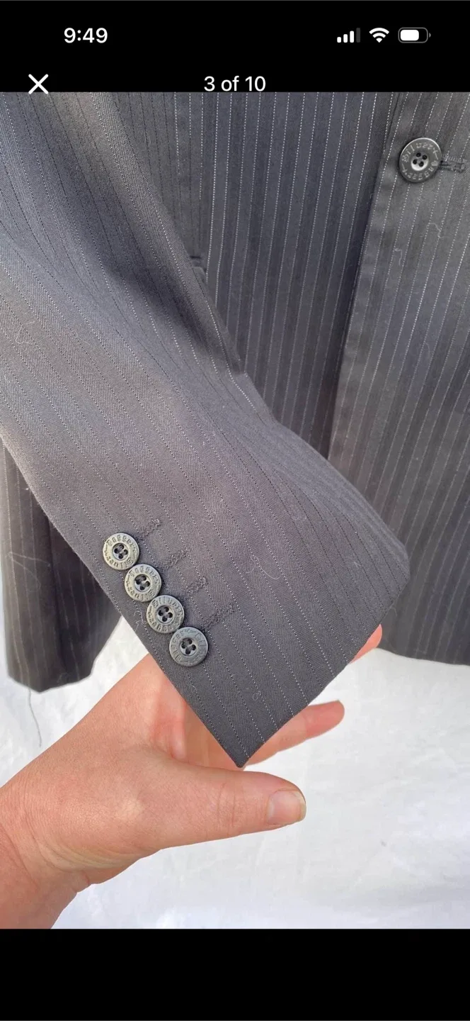 Vintage New Silver Dagger Blazer With Embroidery - photo 3