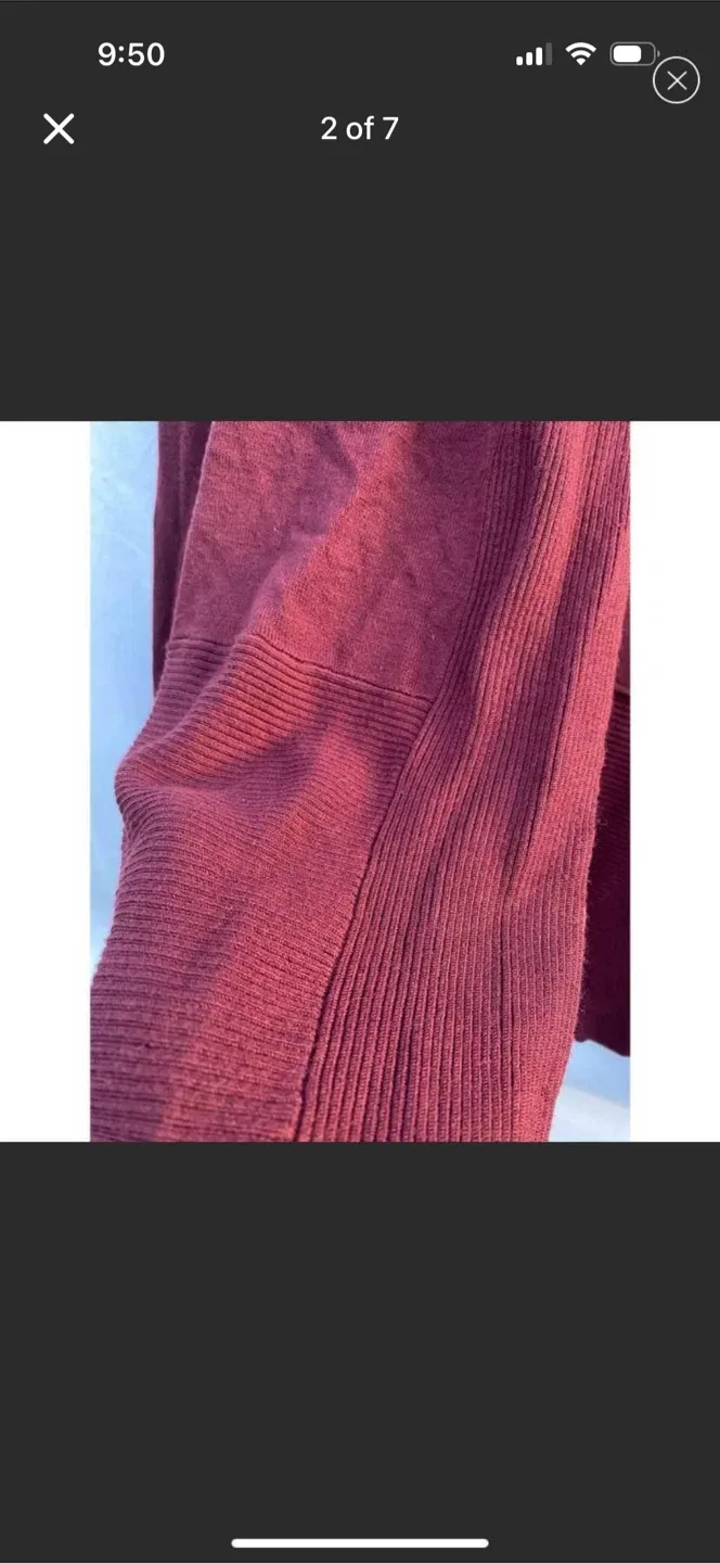 Alfred Sung Maroon Cardigan - photo 2