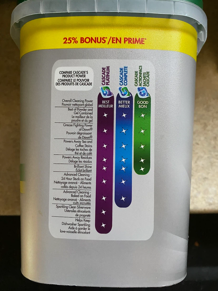 Cascade Platinum Dishwasher Detergent Pods - photo 2