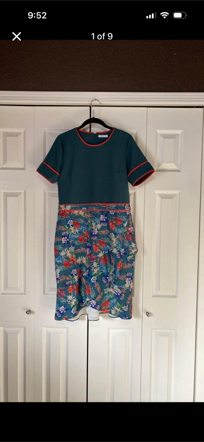 Unica Short Sleeve Floral Dress