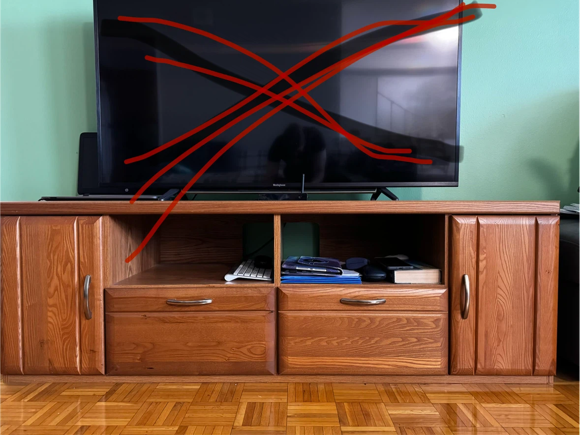 Wooden Entertainment Unit / TV Stand