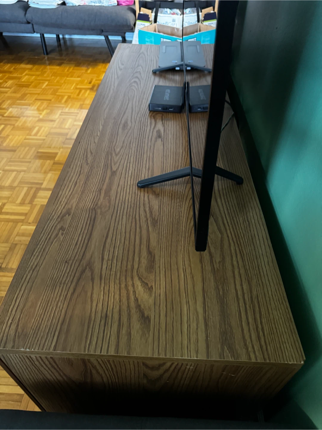 Wooden Entertainment Unit / TV Stand - photo 4
