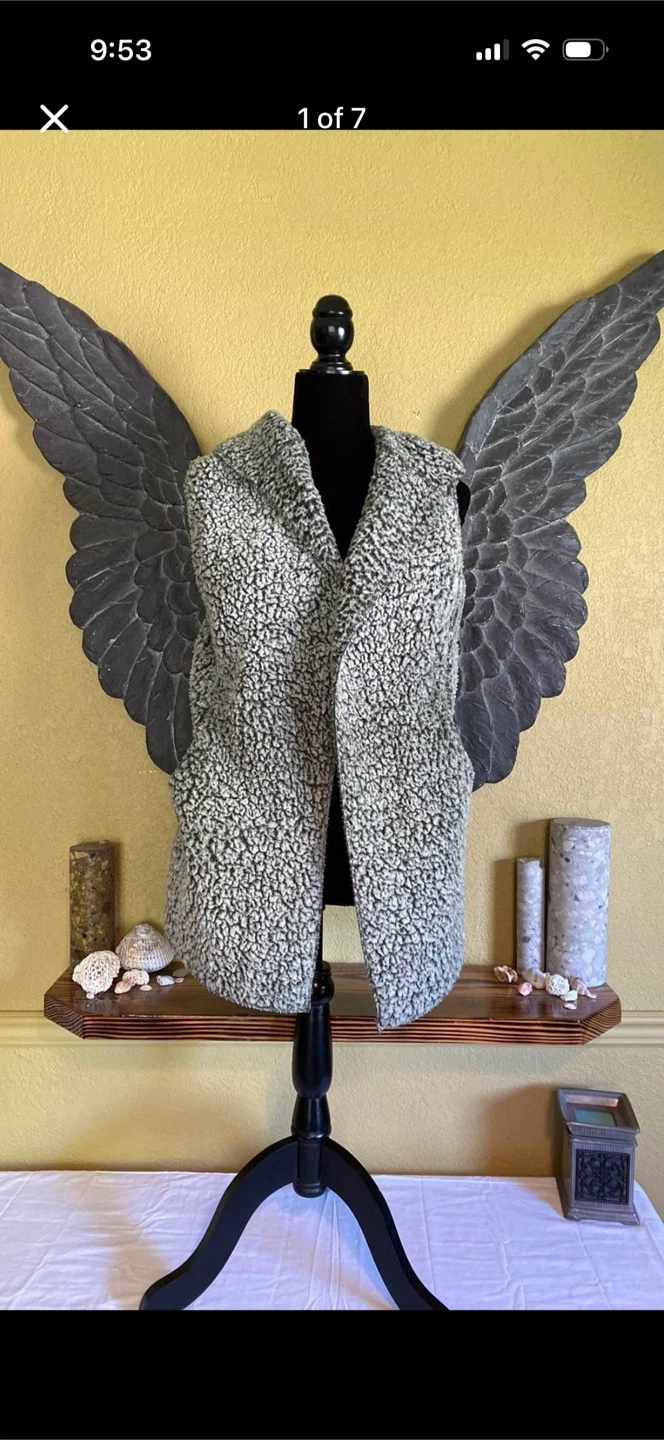 Love Tree Teddy Bear Style Vest With Hood