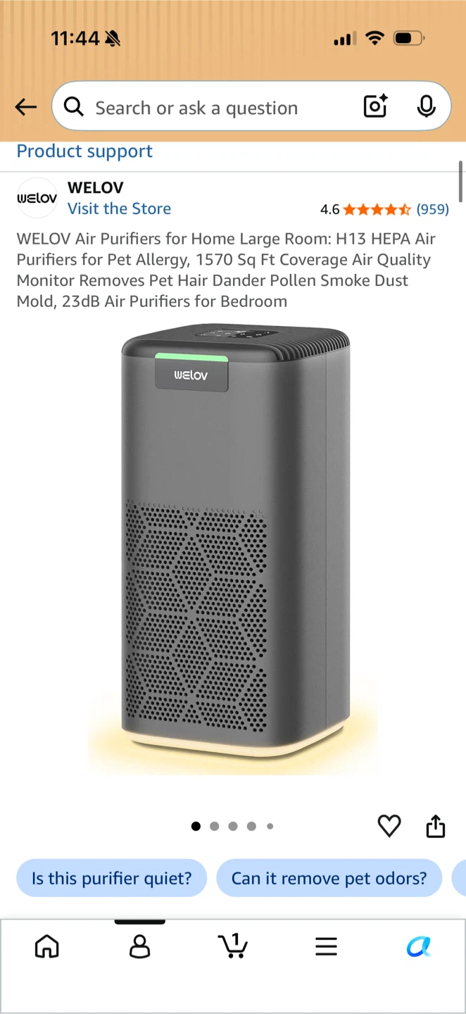 WELOV H13 HEPA Air Purifier - photo 3